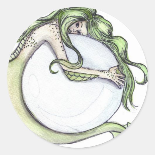 Mijn parel ronde sticker (Voorkant)