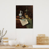 Mijn Pareltjes - William Harnett Fine Art Poster (Keuken)