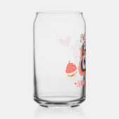 Mijn partner in crime blikvorm glas (Rechts)