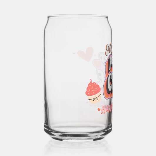 Mijn partner in crime blikvorm glas (Rechts)