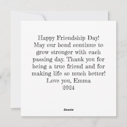 Mijn partner in Crime Vriendschap Flat Holiday Kaa Feestdagenkaart (Achterkant)