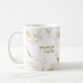 Mijn Passover Mok Gold Florals (Links)