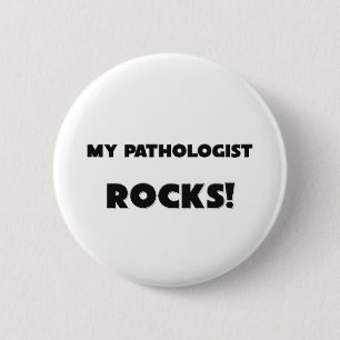 MIJN patholoog ROCKS! Ronde Button 5,7 Cm