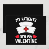 Mijn patiënten zijn mijn Valentijnsdag verpleegkun Kaart (Voorkant / Achterkant)