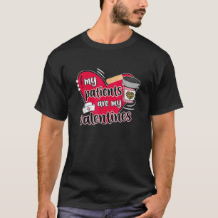 Mijn patiënten zijn mijn Valentijnse RANG Nurse V T-shirt