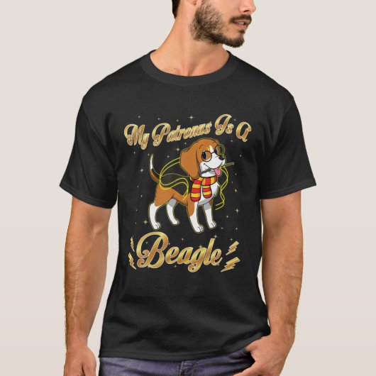 Mijn Patronus is een beagle Harry Dog Potter papa  T-shirt (Voorkant)
