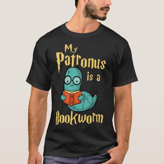 Mijn Patronus is een boekenworm. T-shirt (Voorkant)