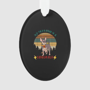 Mijn Patronus is een Chihuahua Funny Gift Hondenli Ornament