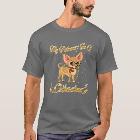 Mijn Patronus is een Chihuahua Harry Dog Potter Da T-shirt (Voorkant)