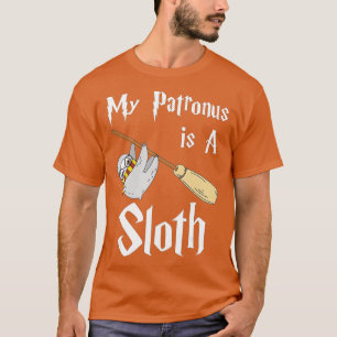 Mijn Patronus is een Sloth Sloth Lovers Gift Manne T-shirt