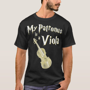 Mijn Patronus is een Viola Fun Unieke Viola speler T-shirt