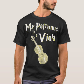 Mijn Patronus is een Viola Fun Unieke Viola speler T-shirt