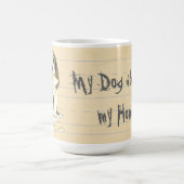 Mijn PBGV Ate Mijn thuiswerk Koffiemok (Center)