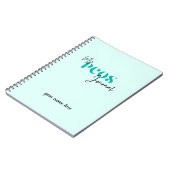 Mijn PCOS Journal Blauwgroen Polycysteus Ovarium S Notitieboek (Linkerzijde)