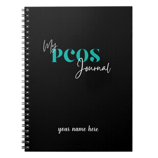 Mijn PCOS Journal - Polycysteus Ovarium Syndroom Notitieboek (Voorkant)