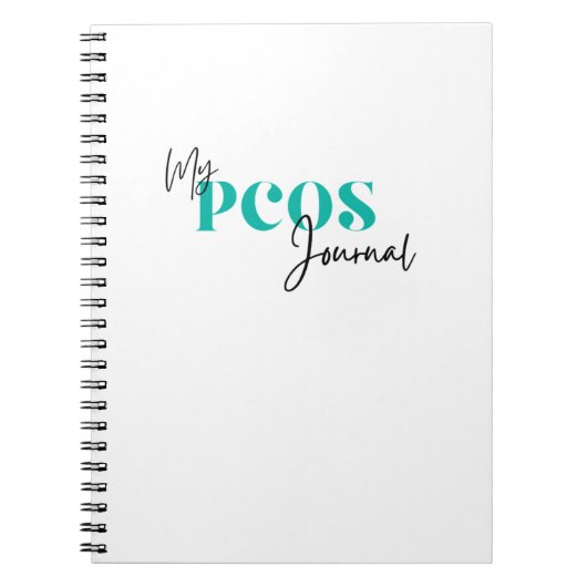 Mijn PCOS Journal Polycysteus Ovarium Syndroom Notitieboek (Voorkant)