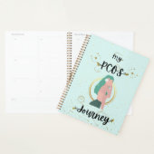 Mijn PCOS-reis Polycysteus Ovarium Syndroom Blauwg Planner (Display)