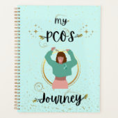 Mijn PCOS-reis Polycysteus Ovarium Syndroom Blauwg Planner (Voorkant)