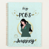 Mijn PCOS-reis Polycysteus Ovarium Syndroom Blauwg Planner (Voorkant)