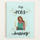 Mijn PCOS-reis Polycysteus Ovarium Syndroom Blauwg Planner (Voorkant)