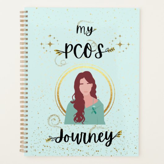 Mijn PCOS-reis Polycysteus Ovarium Syndroom Blauwg Planner (Voorkant)
