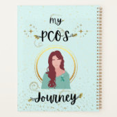 Mijn PCOS-reis Polycysteus Ovarium Syndroom Blauwg Planner (Achterkant)