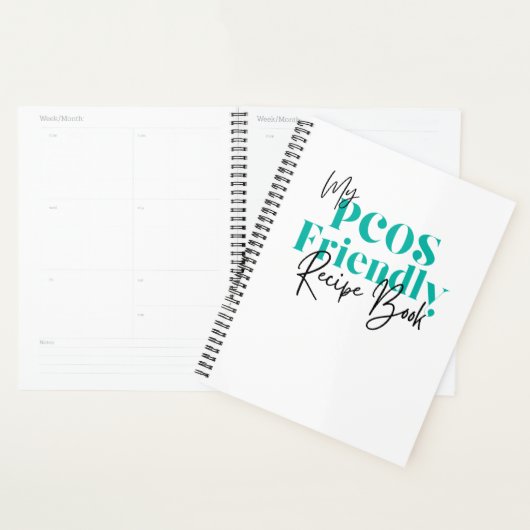 Mijn PCOS VRIENDELIJK Receptenboek Planner (Display)