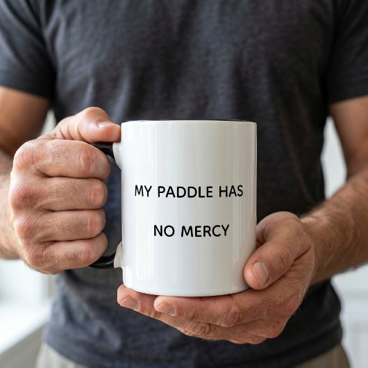 Mijn peddel kent geen genade Pickleball Mok