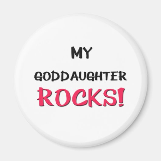 Mijn peetdochter Rocks Magneet (Voorkant)