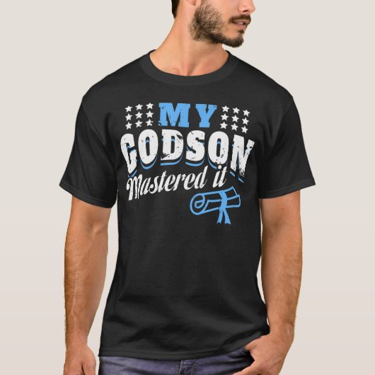 Mijn peetzoon heeft het onder de knie Fun peetmoed T-shirt (Voorkant)