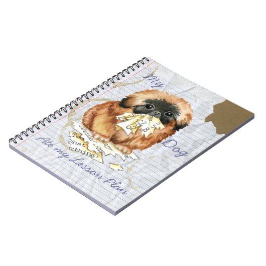 Mijn Pekingese Ate mijn Lesson Plan Notitieboek (Linkerzijde)