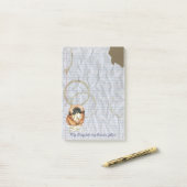 Mijn Pekingese Ate mijn Lesson Plan Post-it® Notes (Op bureau)