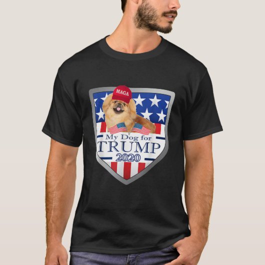 Mijn Pekingese voor Trump T shirt (Voorkant)