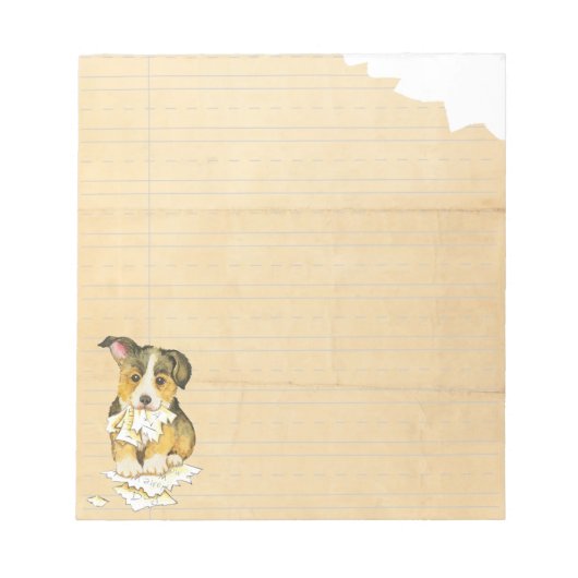 Mijn Pembroke Welsh Corgi Ate mijn thuiswerk Notitieblok (Voorkant)