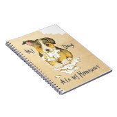 Mijn Pembroke Welsh Corgi Ate mijn thuiswerk Notitieboek (Rechterzijde)