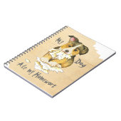 Mijn Pembroke Welsh Corgi Ate mijn thuiswerk Notitieboek (Linkerzijde)