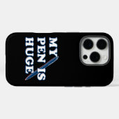 Mijn pen is een enorme, grappige, aanstootgevende Case-Mate iPhone case (Achterkant (horizontaal))