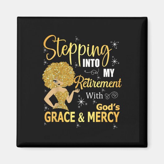 Mijn pensioen ingaan met Gods genade en mij Magneet (Voorkant)