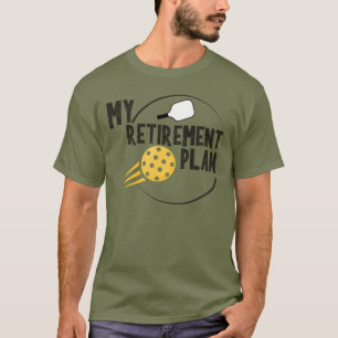 Mijn pensioen Pickleball Sport T-shirt Merch
