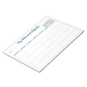 Mijn pensioenkalender - Blank gedateerd op zaterda Notitieblok (Schuin)