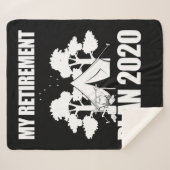 Mijn pensioenplan 2020 cadeau op maat sherpa deken (Voorkant (horizontaal))