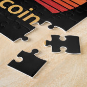 Mijn Pensioenplan Bitcoin Strand Zonsondergang Legpuzzel (Zijkant)
