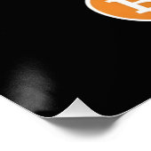 Mijn Pensioenplan Bitcoin Strand Zonsondergang Perfect Poster (Hoek)