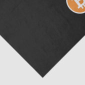 Mijn Pensioenplan Bitcoin Strand Zonsondergang Tissuepapier (Detail)