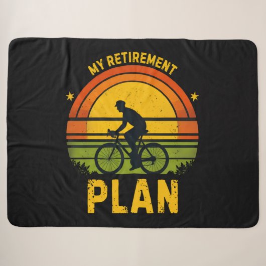 Mijn Pensioenplan Fietsliefhebber Sherpa Deken (Voorkant (horizontaal))