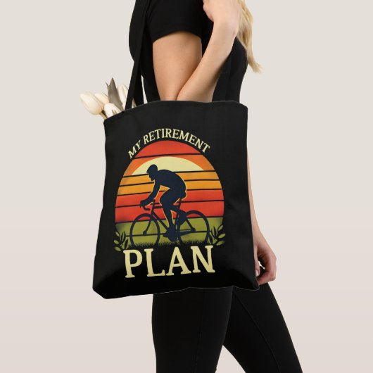 Mijn Pensioenplan Fietsliefhebber Tote Bag (Dichtbij)