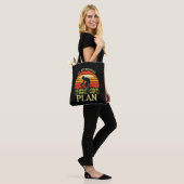 Mijn Pensioenplan Fietsliefhebber Tote Bag (Op model)