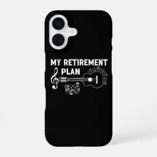 Mijn Pensioenplan Gitaar Funny Musici iPhone 16 Hoesje