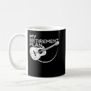 Mijn Pensioenplan Gitaar Funny Musici Koffiemok
