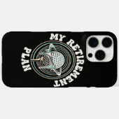 Mijn Pensioenplan Golf Gepensioneerde Golfer Case-Mate iPhone Case (Achterkant (horizontaal))